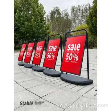 Outdoor Pavement Poster Sign Stand